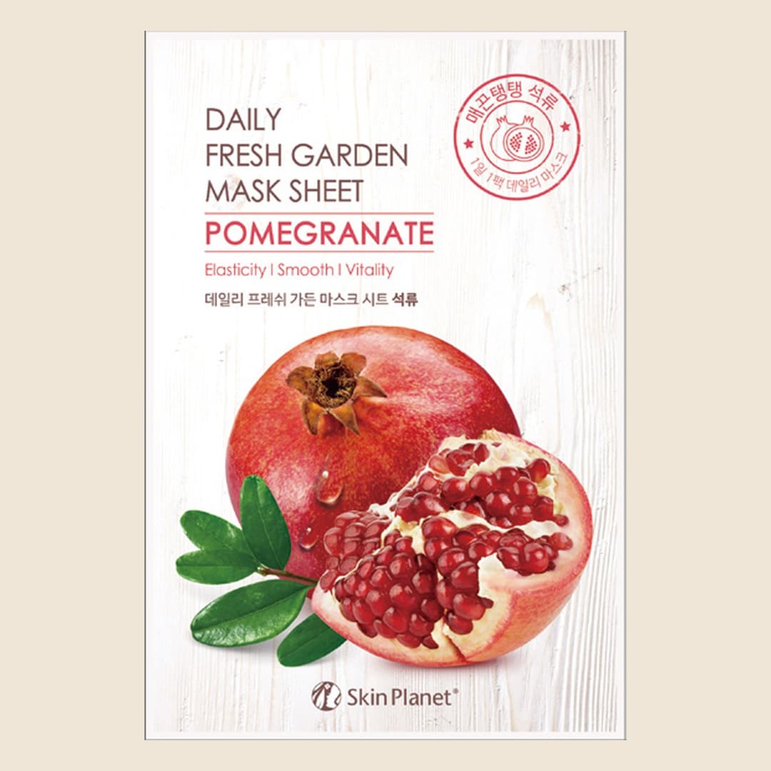 Skin Planet Daily Fresh Garden Mask Sheet Pomegranate