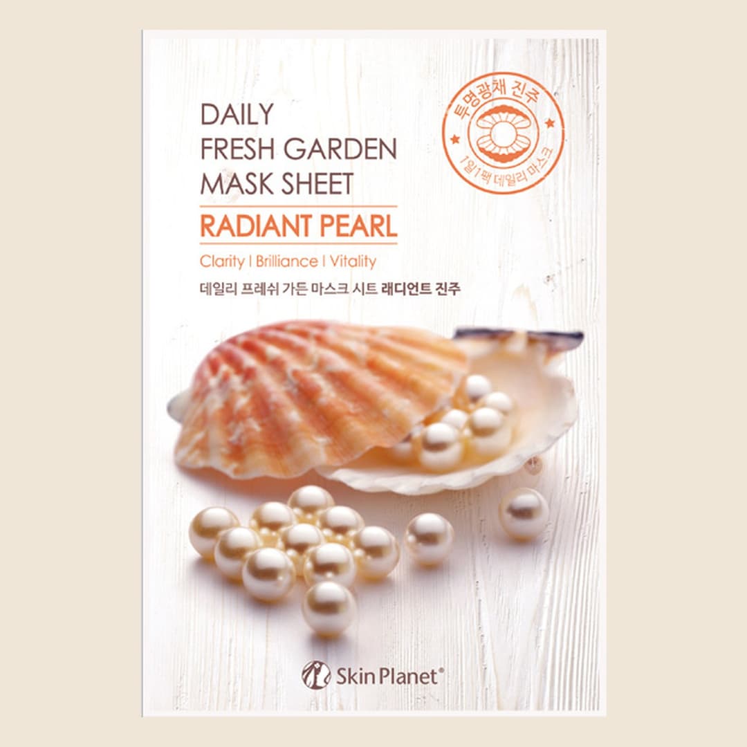 Skin Planet Daily Fresh Garden Mask Sheet Radiant Pearl